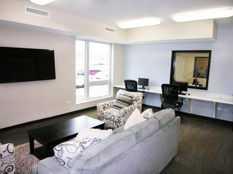 harrison lofts community room