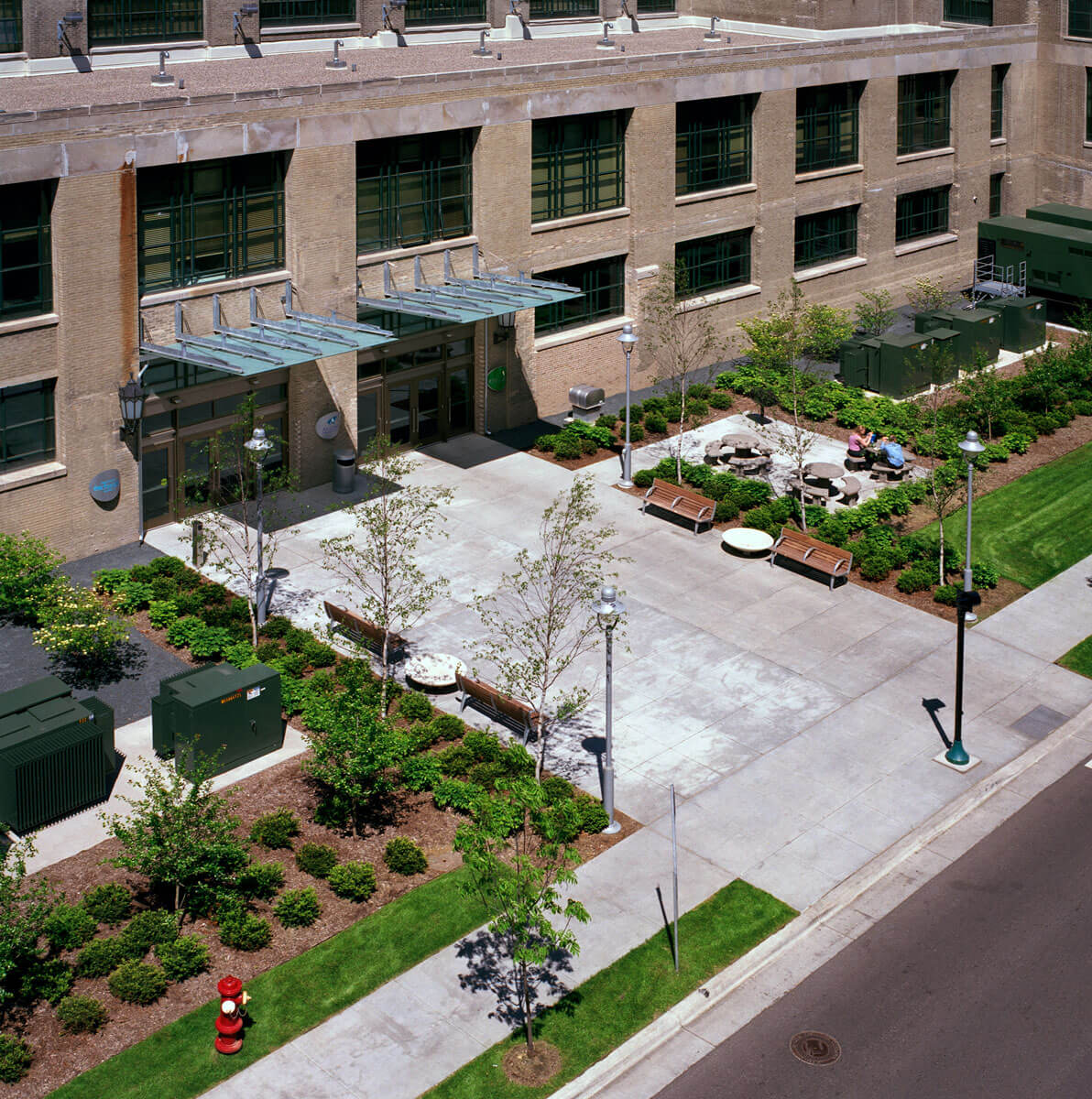 midtown exchange aerial view