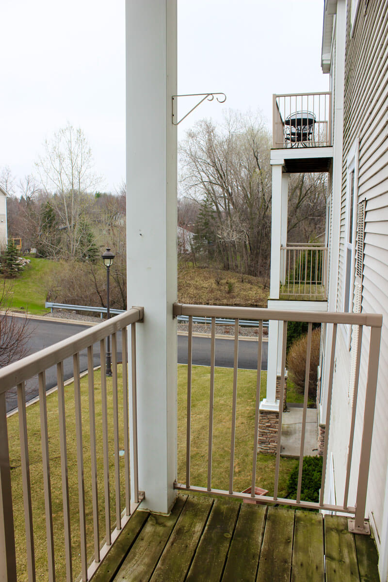 the shores balcony