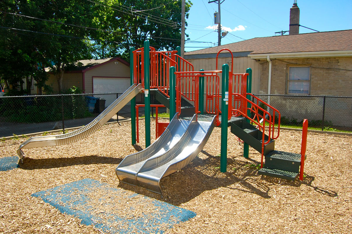 east phillips commons playground area