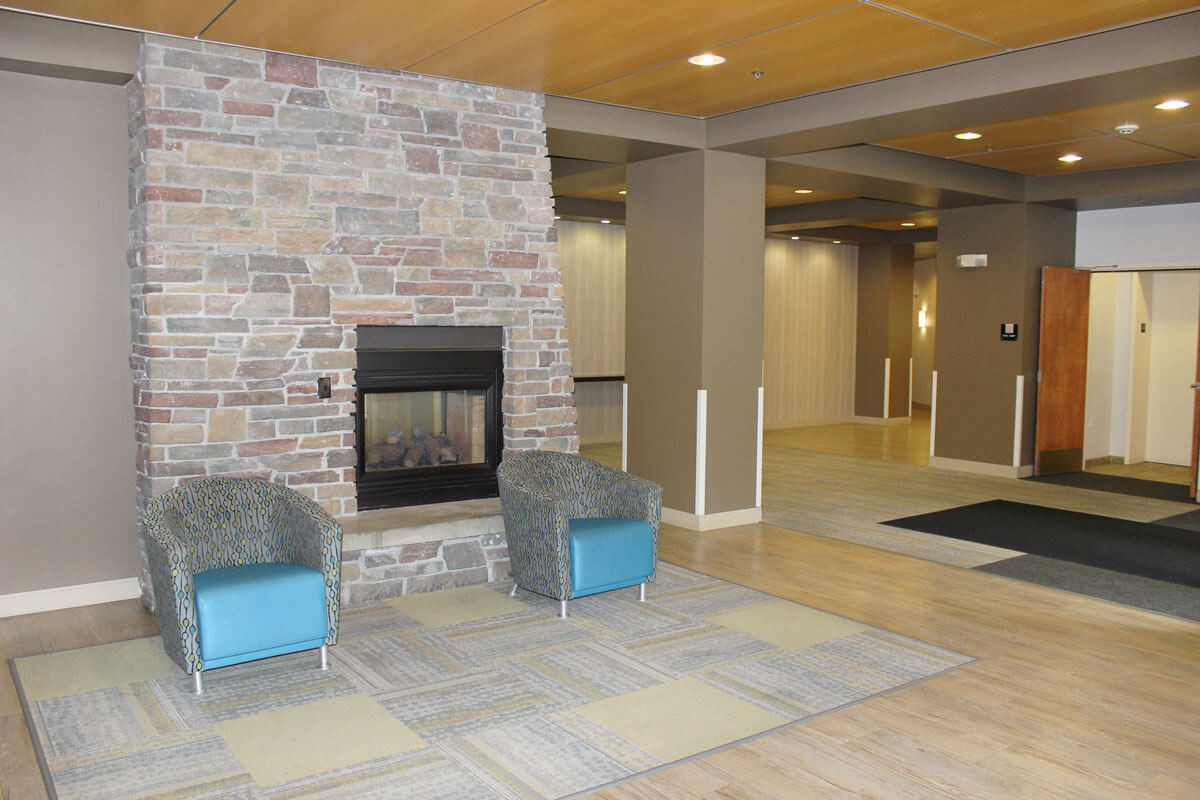 lobby sibley park apartments lobby