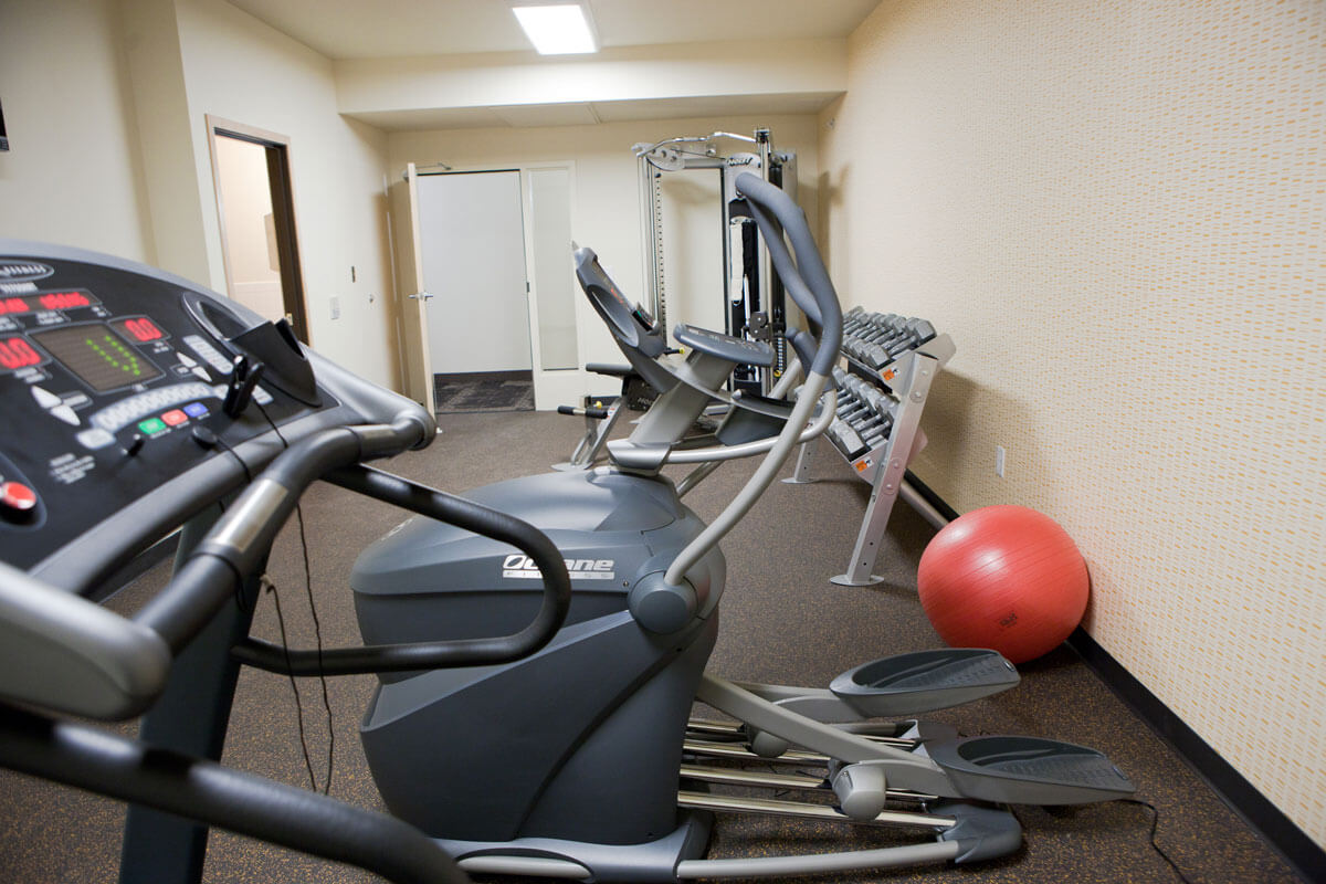 metro loft fitness area