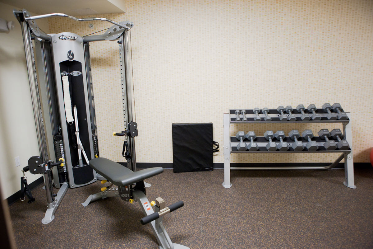 metro lofts fitness area