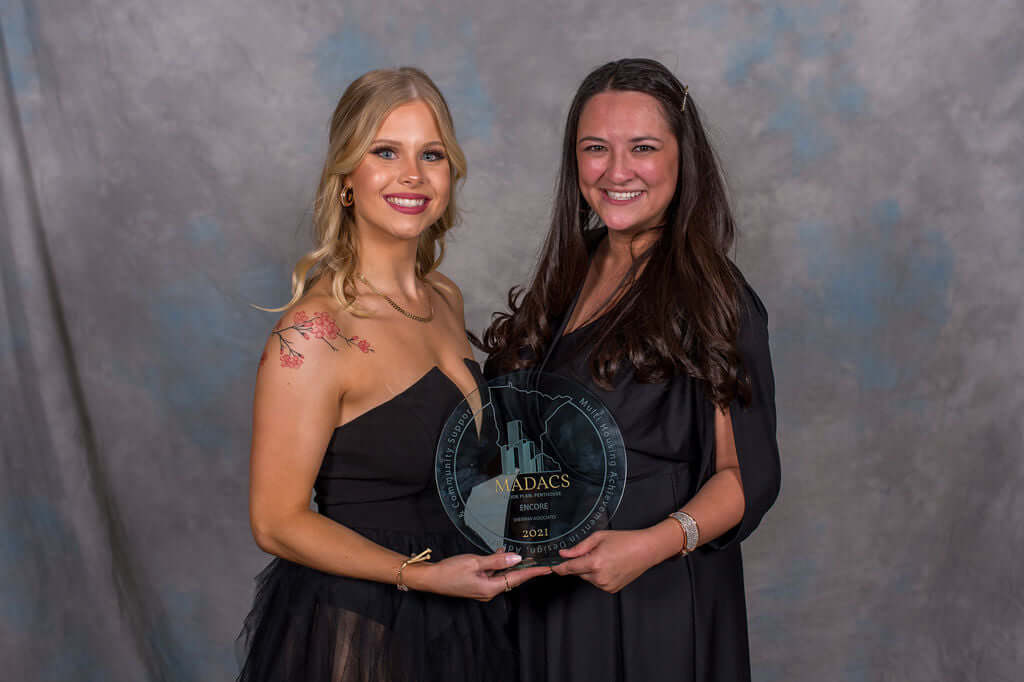 Floor Plan, Penthouse: Encore (award accepted by Abby Larson, Property Manager, Encore and Stacy Keyes, Regional Property Manager)
