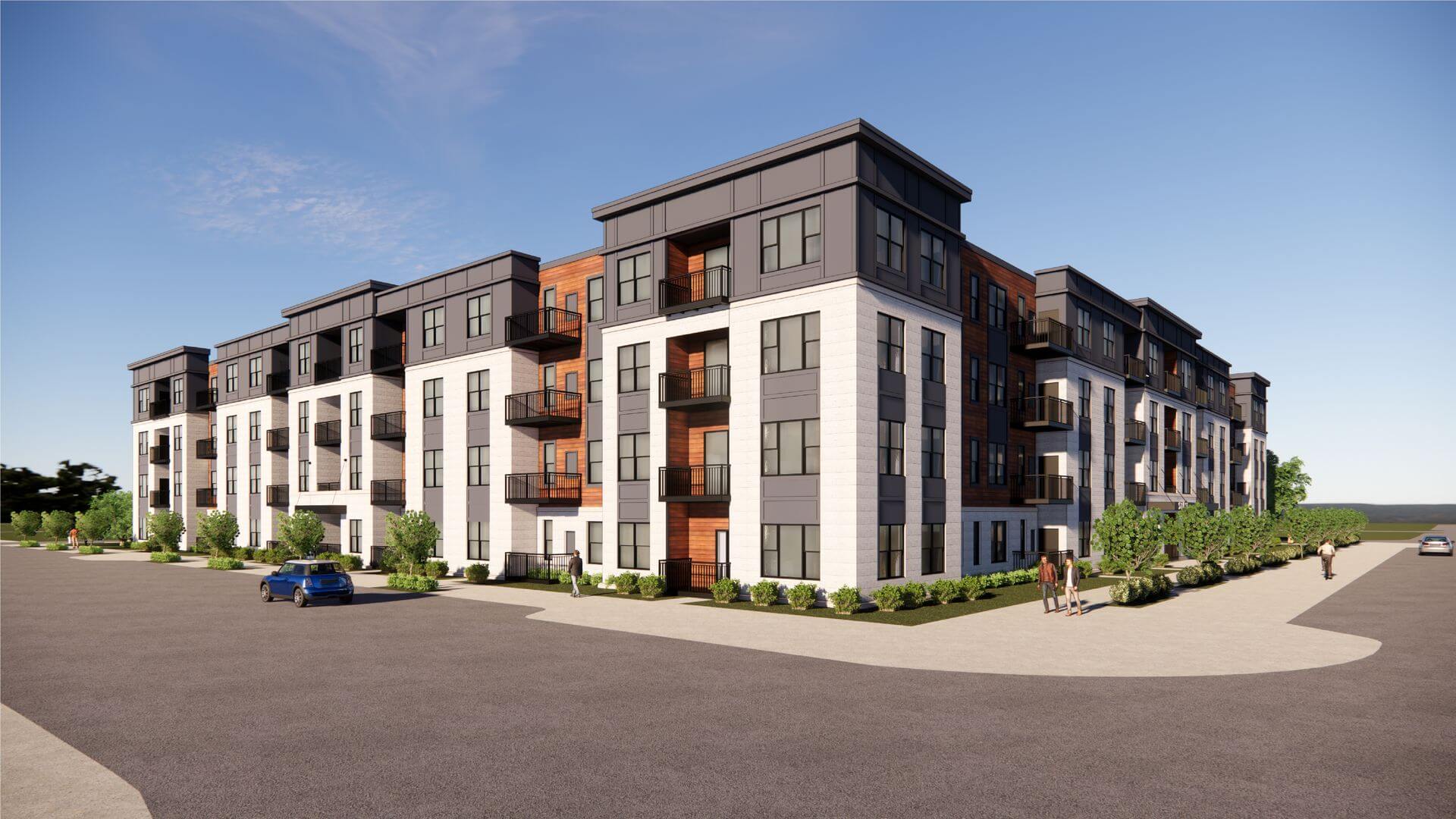 Slate at Gray's Landing - 11th St & Tuttle Exterior Rendering