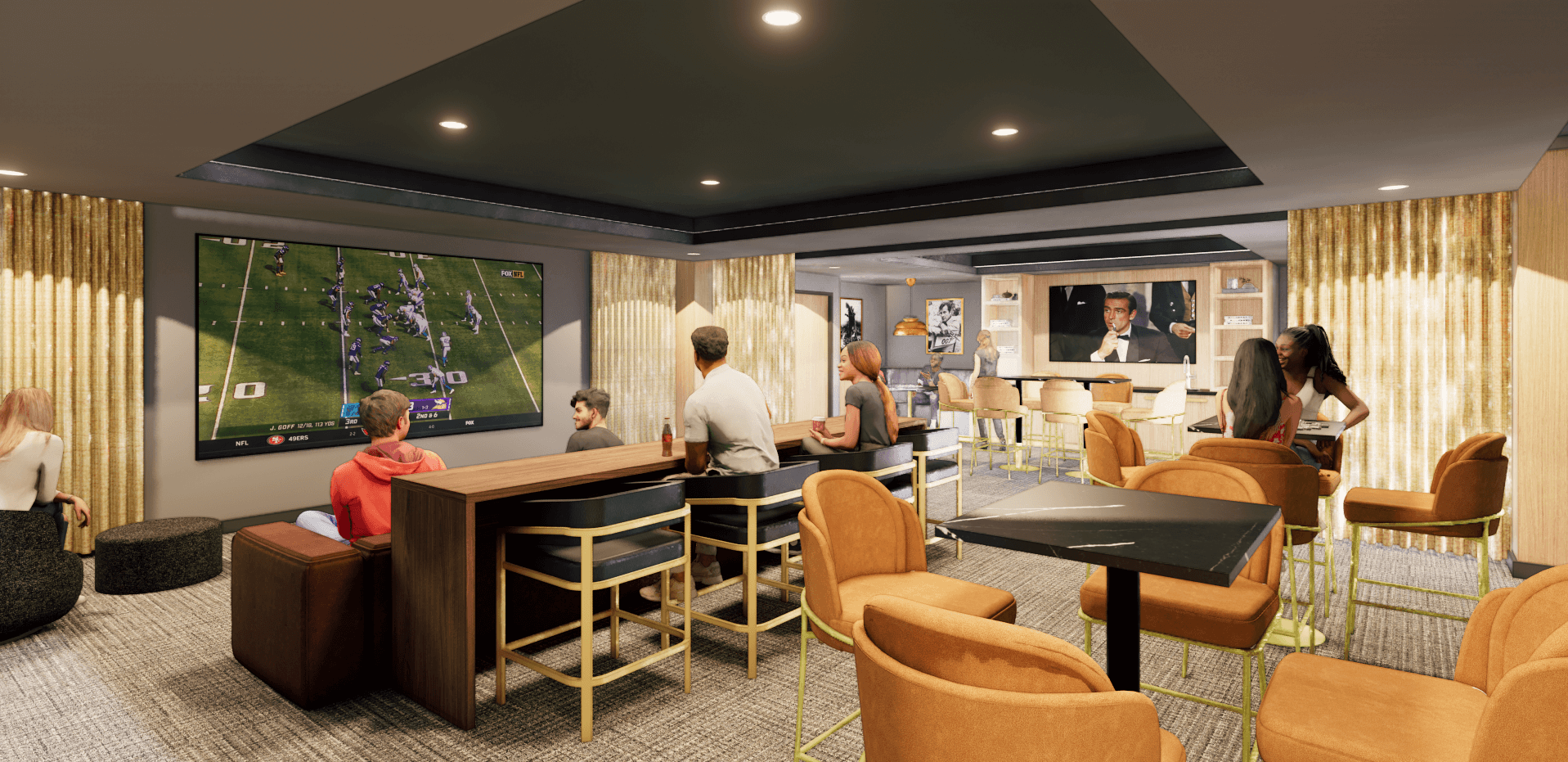 Cinema Lounge Rendering New