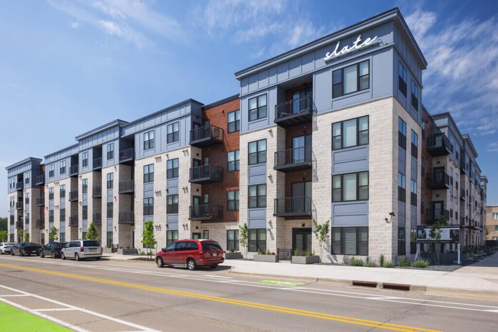 Slate 55+ community in Des Moines, Iowa developed by Sherman Associates
