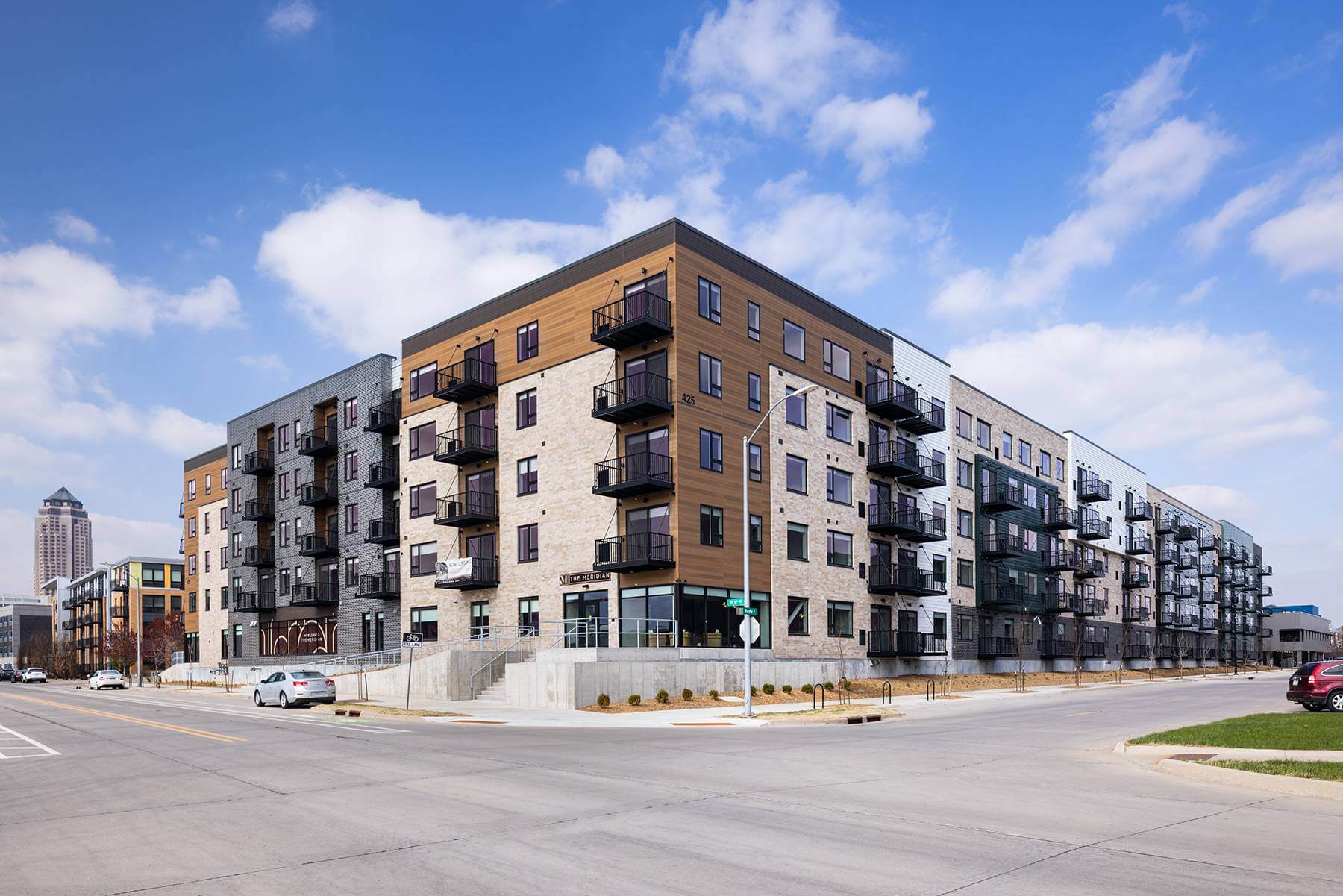 The Meridian luxury apartments in Des Moines by Sherman Associates