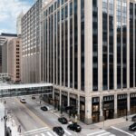 Exterior view of Groove lofts by Sherman Associates in Minneapolis, Minnesota