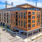 Exterior view of The Vicinity Residences, La Madre, Mother Dough in downtown Minneapolis
