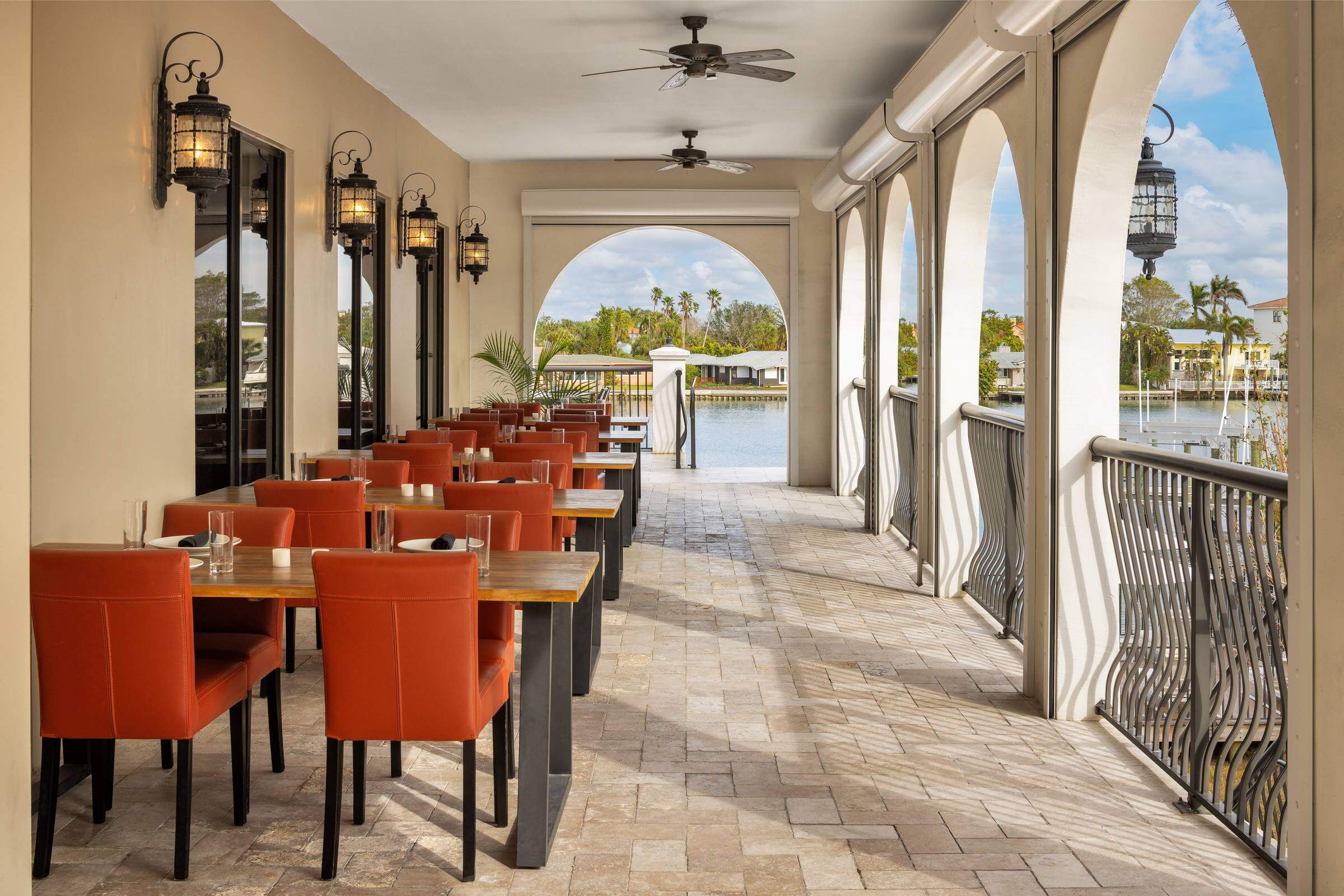Azura Coastal Kitchen and Bar outside seating