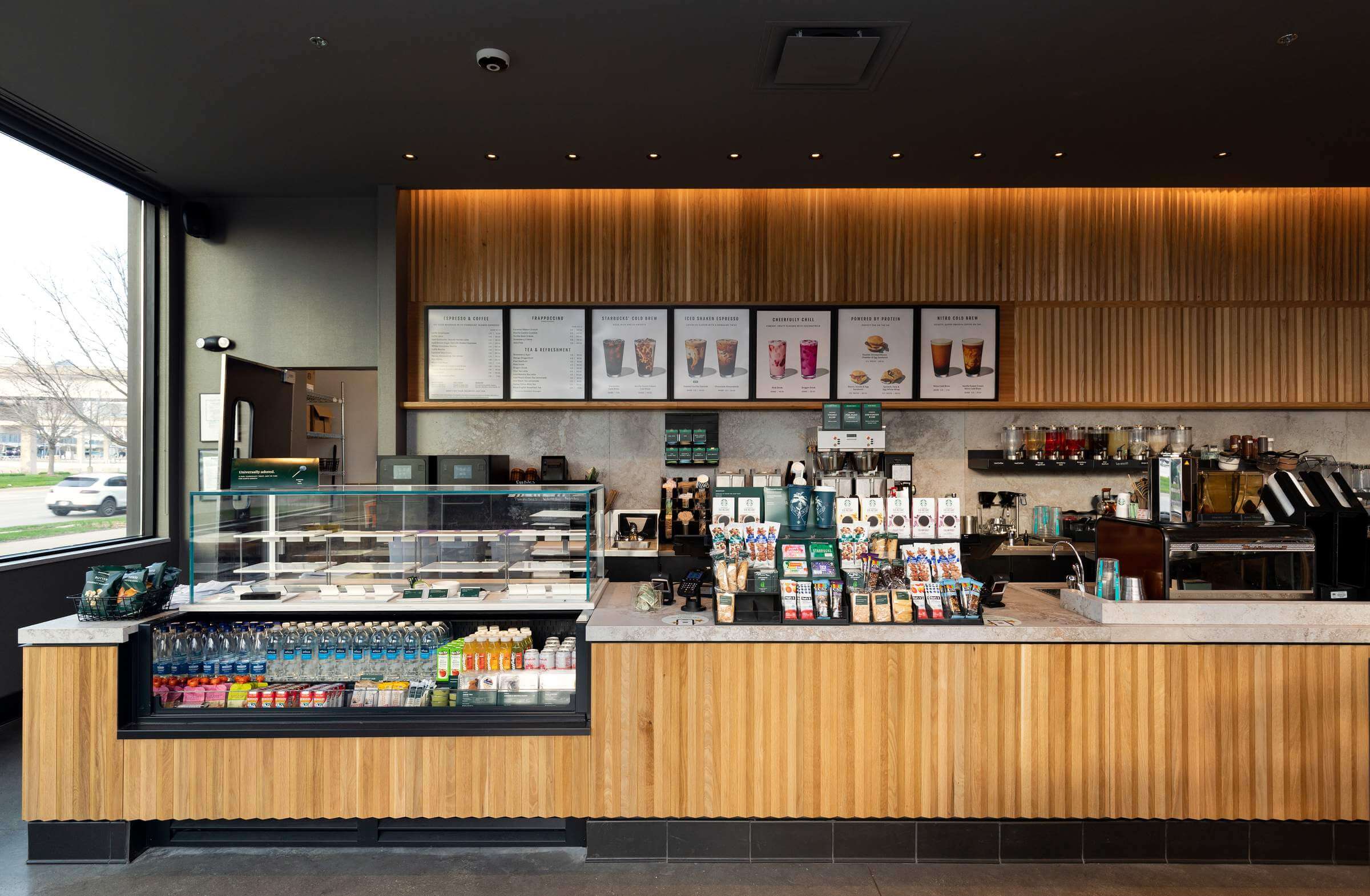 Starbucks counter